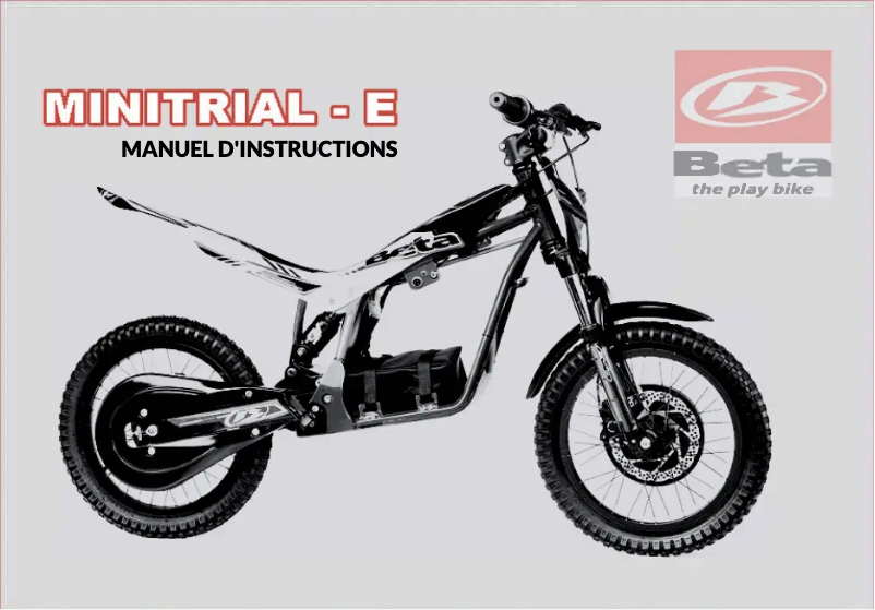 Página 1 del manual Manual de usuario Beta Minitrial E 16” (2017)