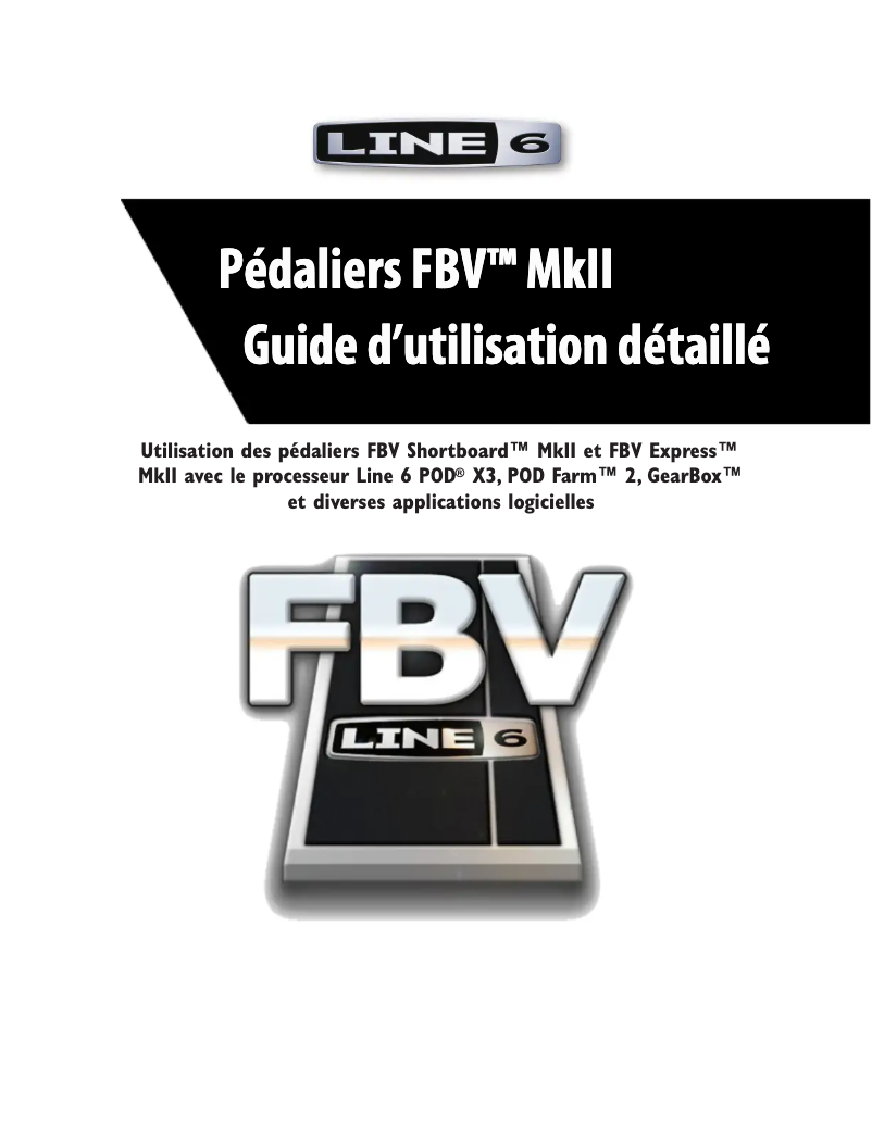 Page n°1 - Manuel utilisateur Line 6 FBV Express MKII