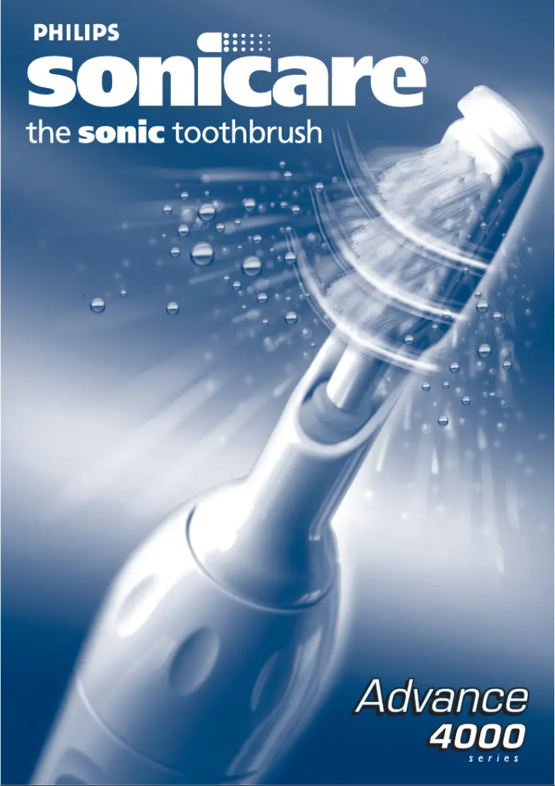 Página 1 del manual Manual de usuario Philips Sonicare Advance HX4511