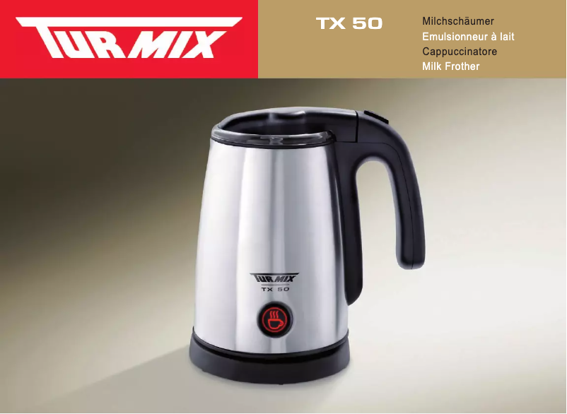 Image de la première page du manuel de l'appareil TX 50