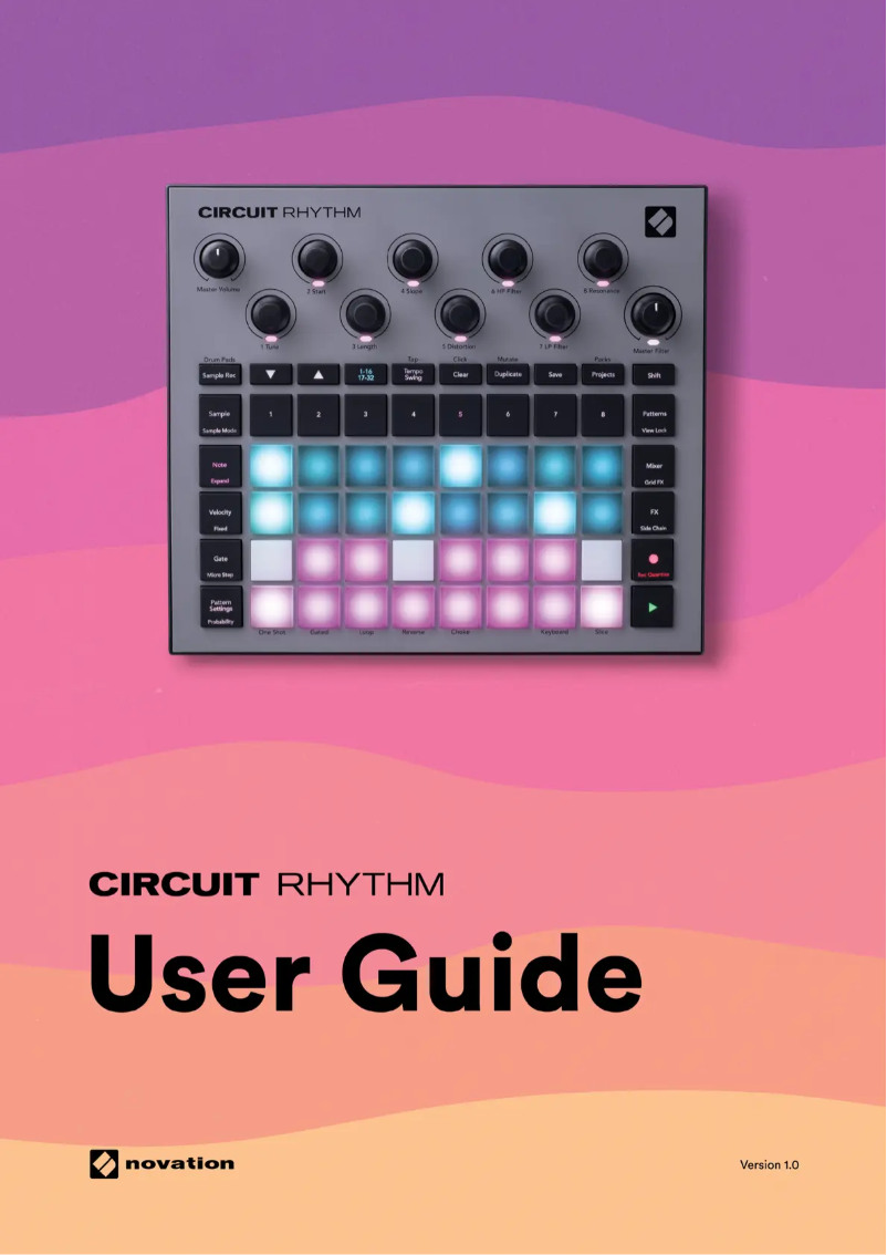 Image de la première page du manuel de l'appareil Circuit Rhythm