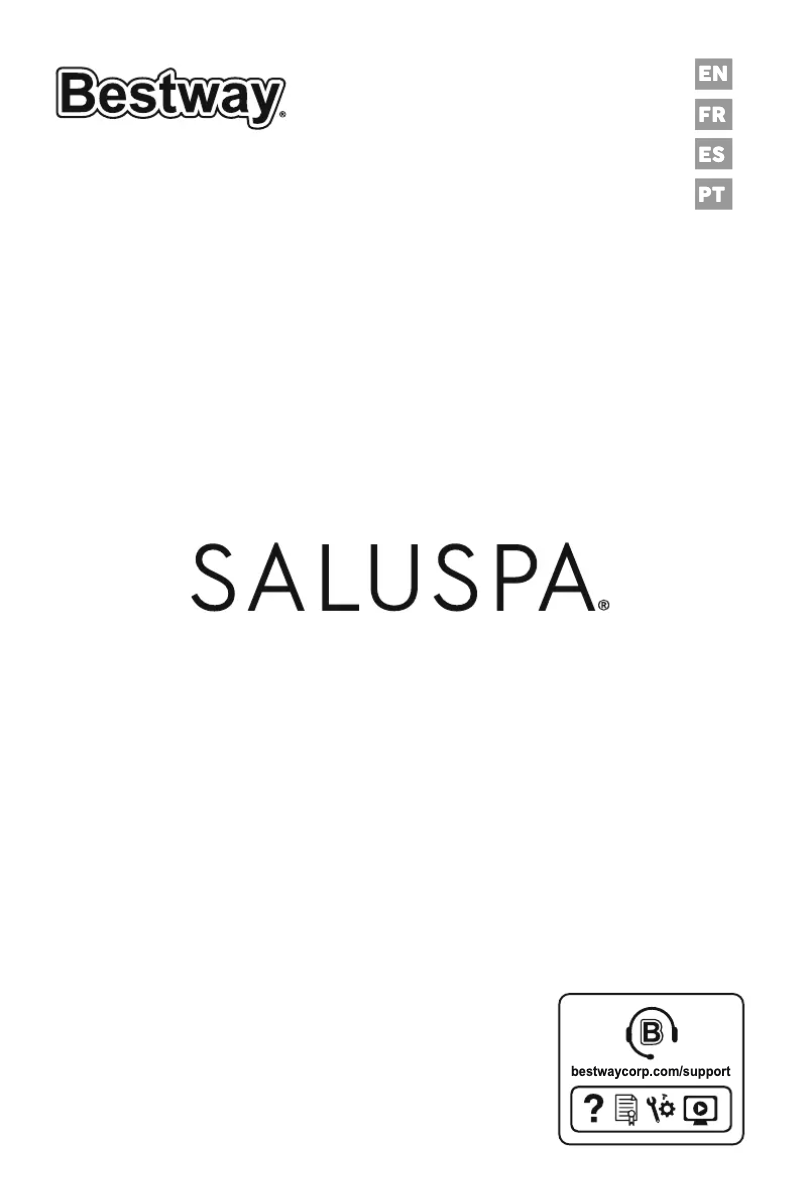 Page 1 de la notice Manuel utilisateur Bestway SaluSpa 60162
