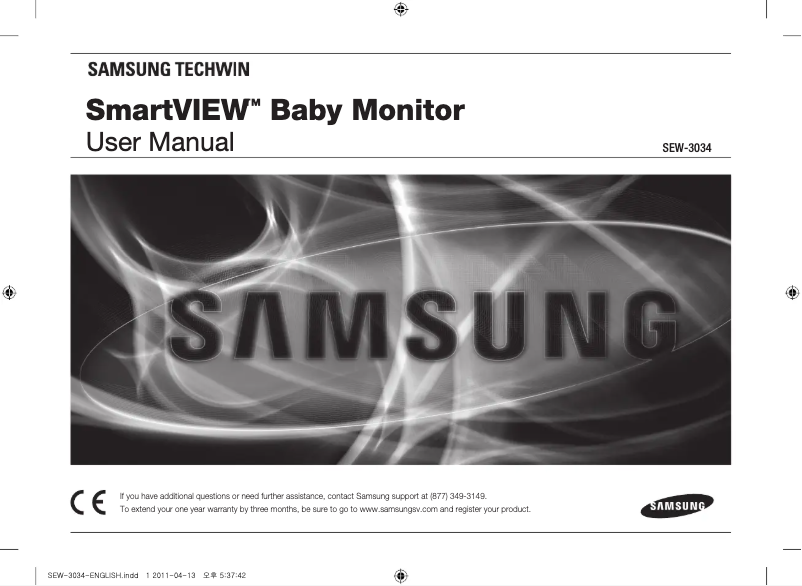 Page n°1 - Manuel utilisateur Samsung SEW-3034WN