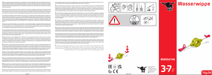 Page 1 de la notice Manuel utilisateur BIG Wasserwippe 800056748