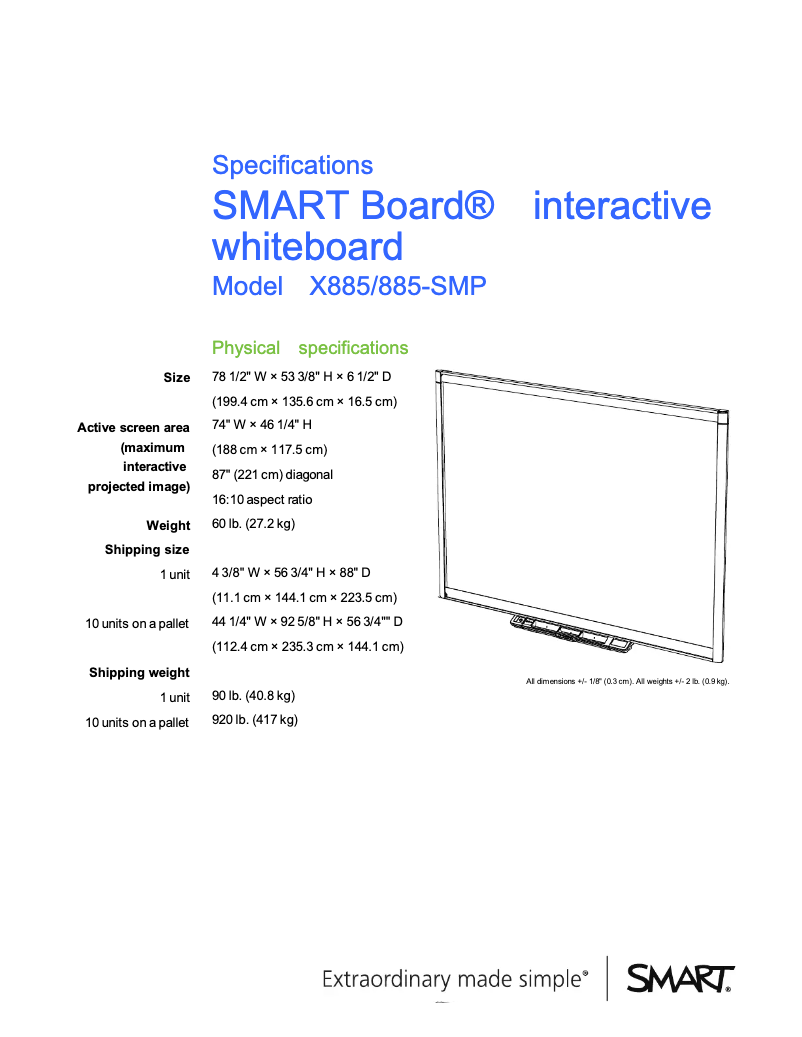 Image de la première page du manuel de l'appareil SBX885