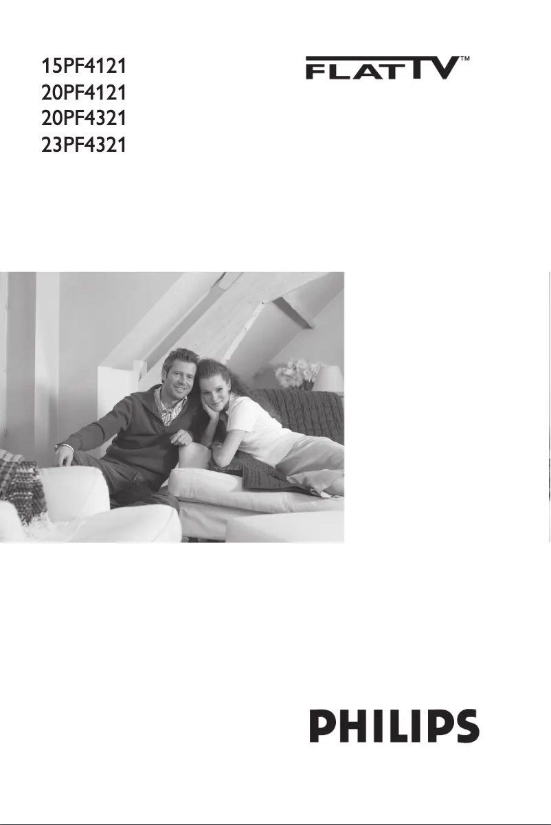 Image de la première page du manuel de l'appareil 20PF4121