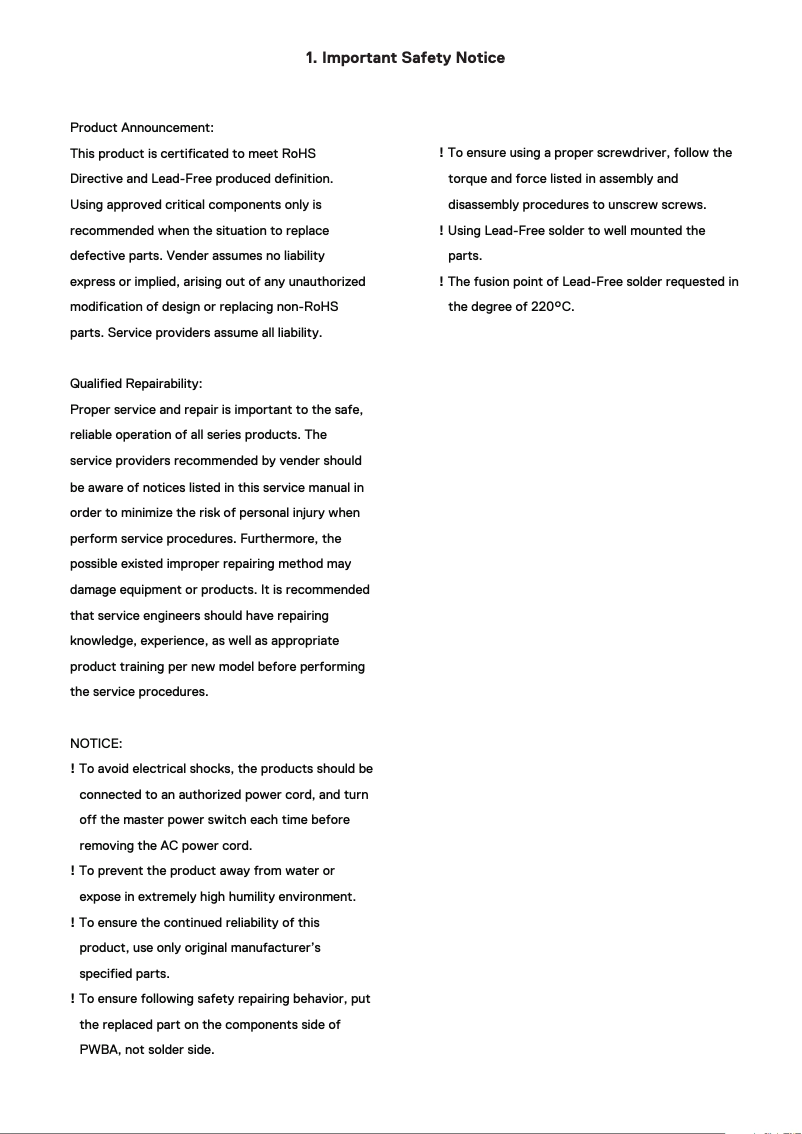 Page 1 de la notice Manuel utilisateur Dell UP3218KA