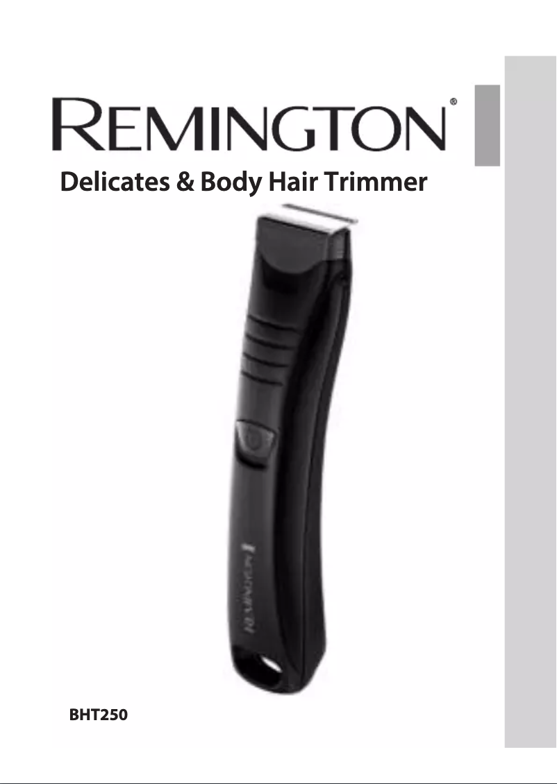Page 1 de la notice Manuel utilisateur Remington BHT250