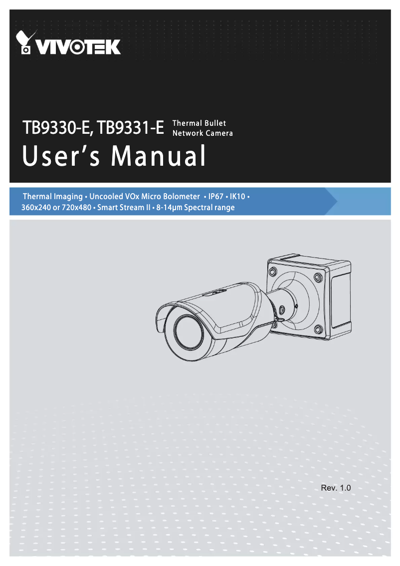 Image de la première page du manuel de l'appareil TB9330-E