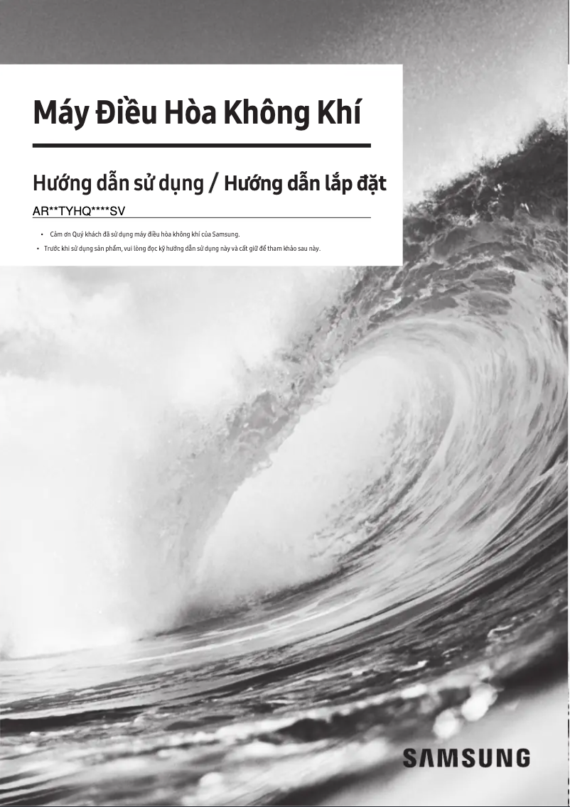 Página 1 del manual Manual de usuario Samsung AR12TYHQASIXSV