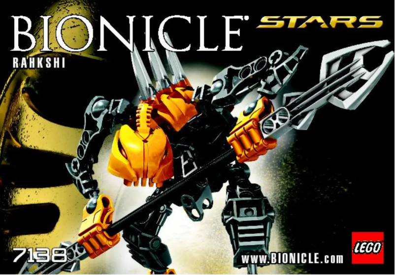 Image de la première page du manuel de l'appareil Bionicle 7138