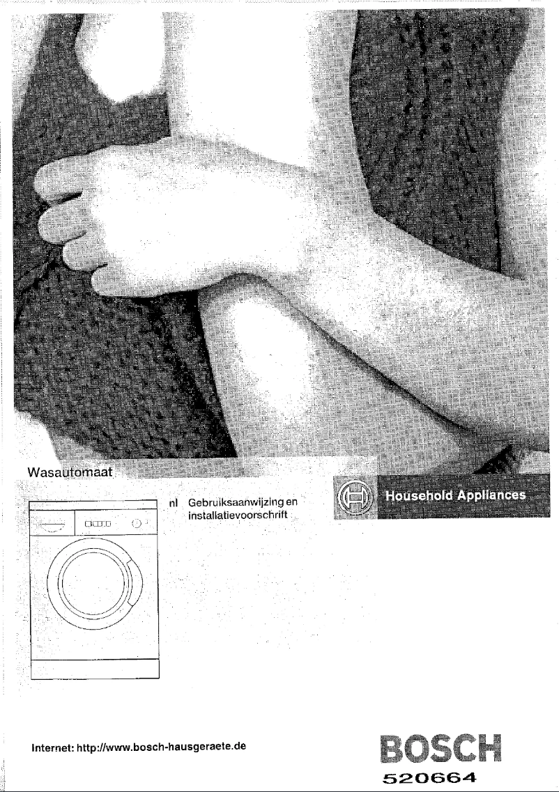 Page 1 de la notice Manuel utilisateur Bosch WFB2005