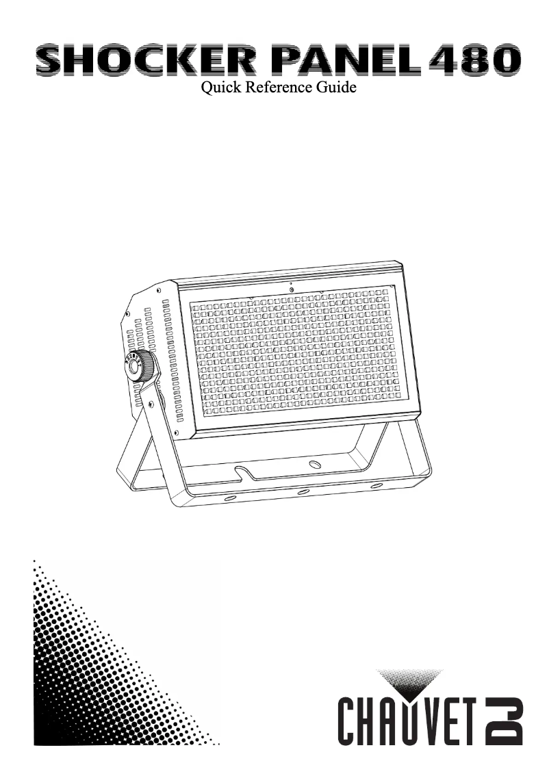 Page 1 de la notice Manuel utilisateur Chauvet Shocker Panel 480