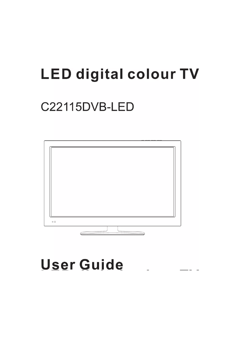 Page n°1 - Manuel utilisateur Cello C22115DVB