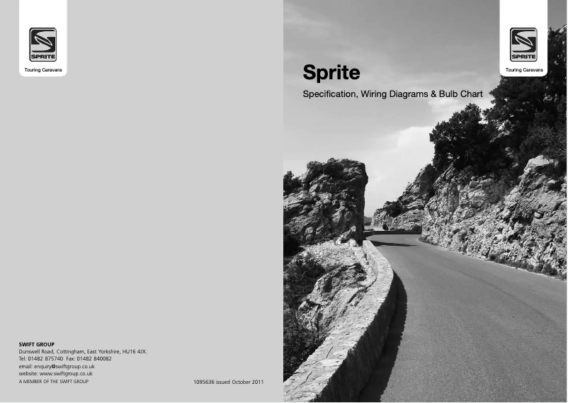 Page n°1 - Manuel utilisateur Swift Sprite (2012)