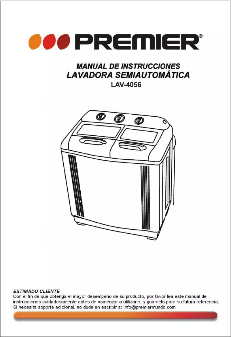 Image de la première page du manuel de l'appareil LAV-4056