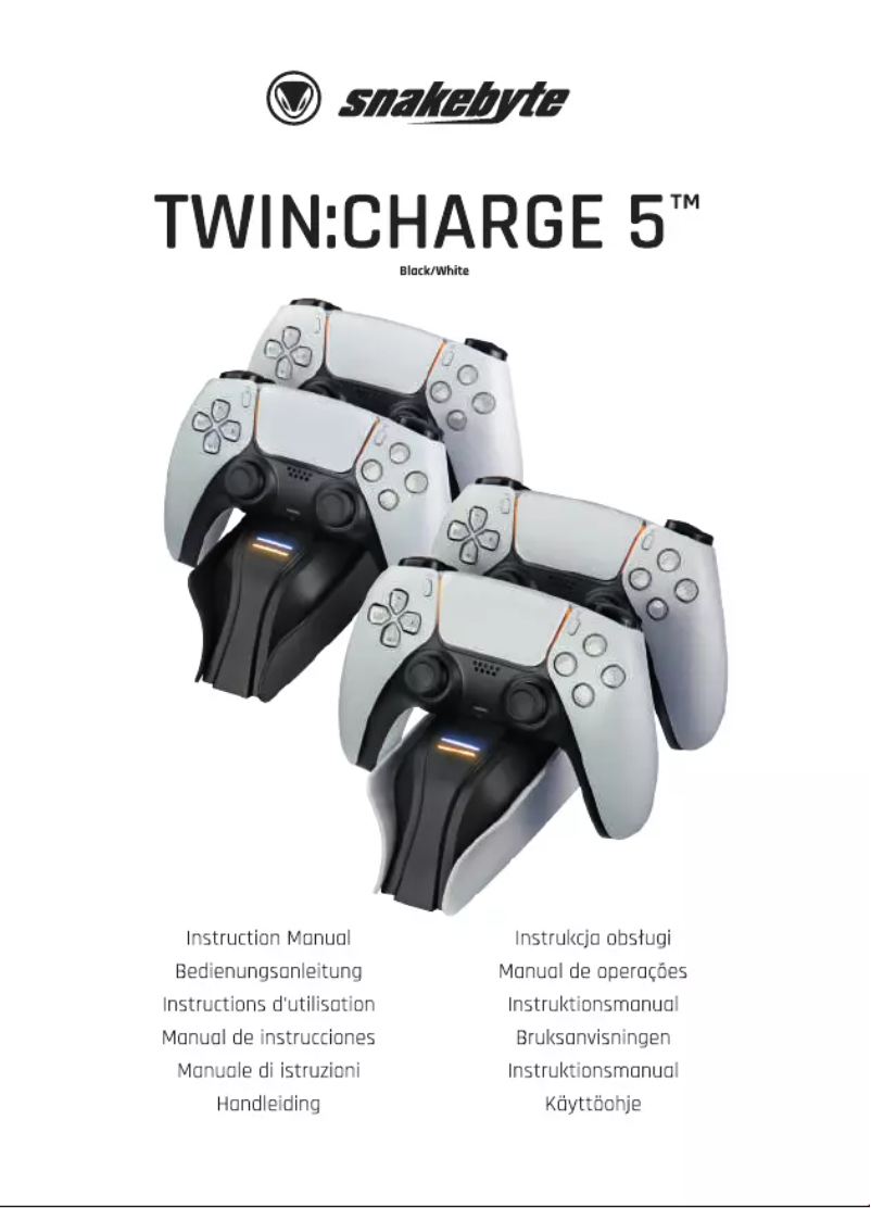 Page 1 de la notice Manuel utilisateur Snakebyte TWIN:CHARGE 5