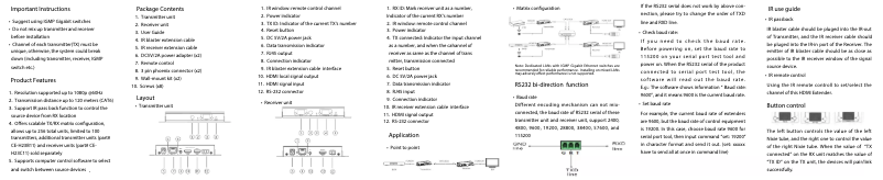 Image de la première page du manuel de l'appareil CE-H23A11-S1
