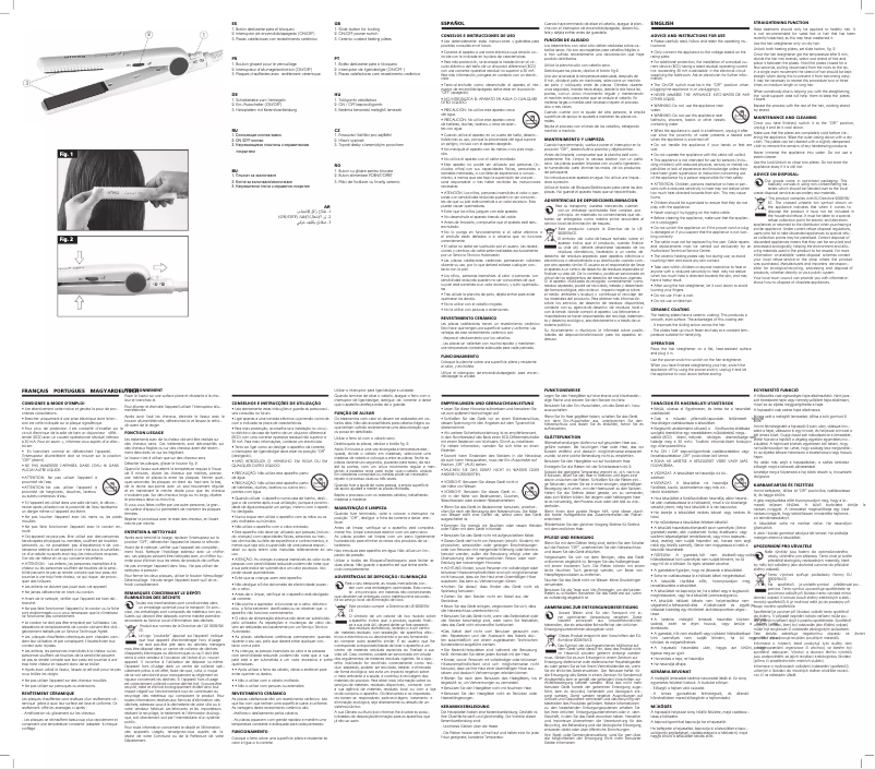 Page n°1 - Manuel utilisateur Ufesa PP5100