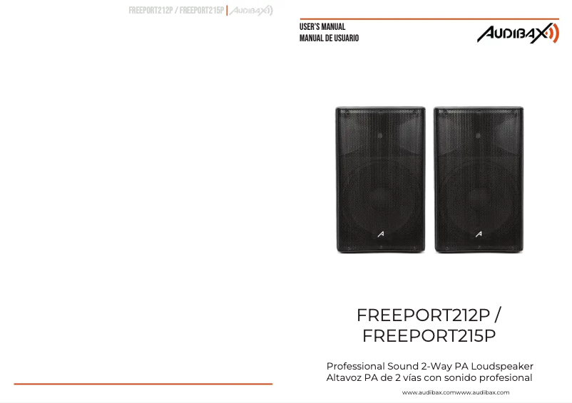 Page n°1 - Manuel utilisateur Audibax Freeport 212P