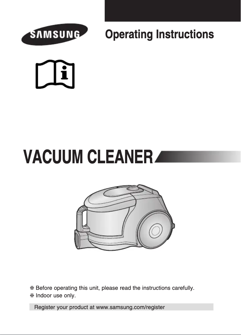 Page 1 de la notice Manuel utilisateur Samsung SC4341