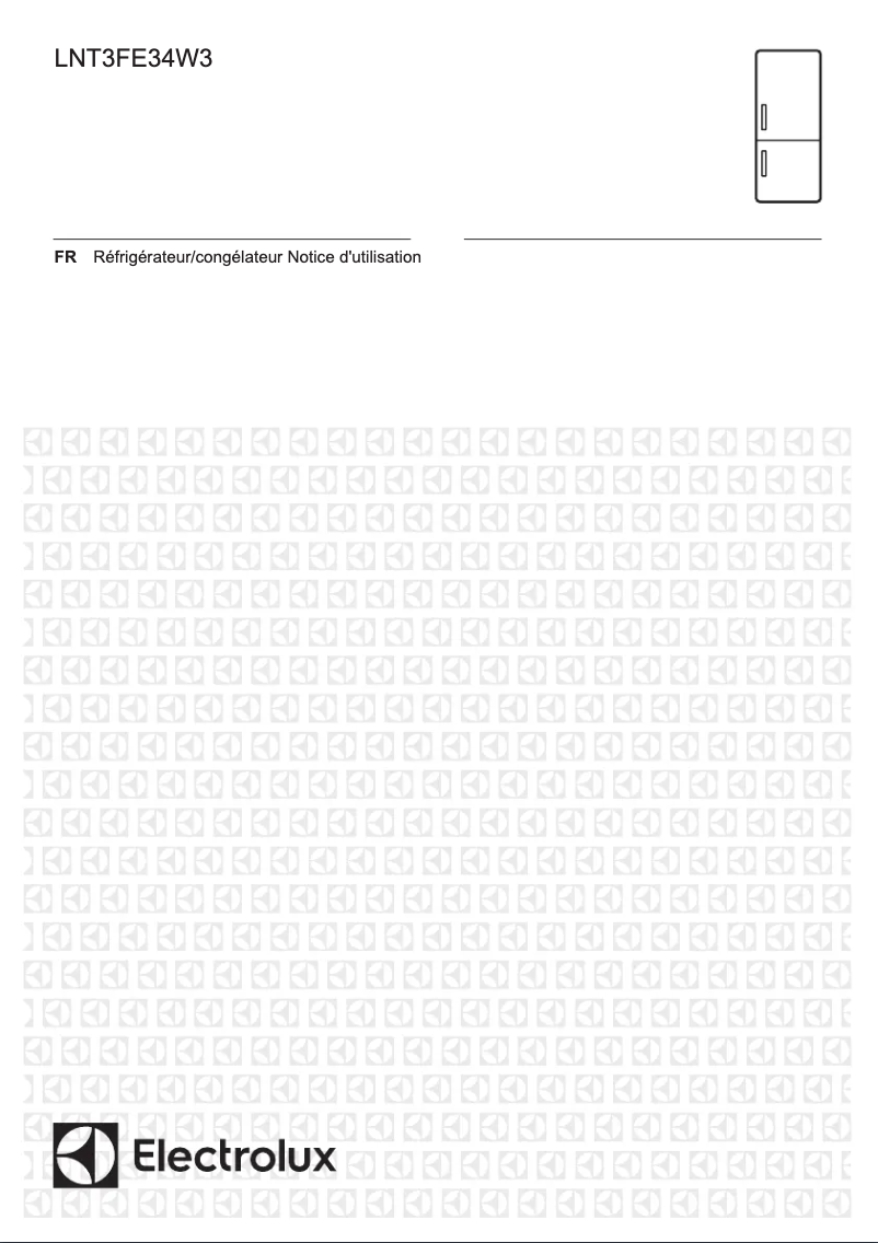 Page 1 de la notice Manuel utilisateur Electrolux LNT3FE34W3
