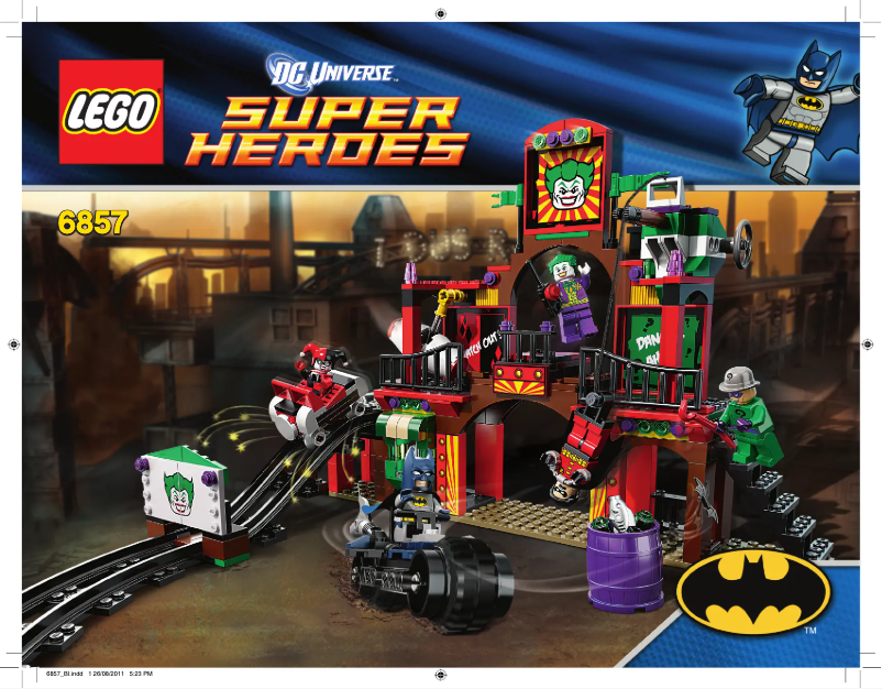 Page 1 de la notice Manuel utilisateur Lego Super Heroes 6857