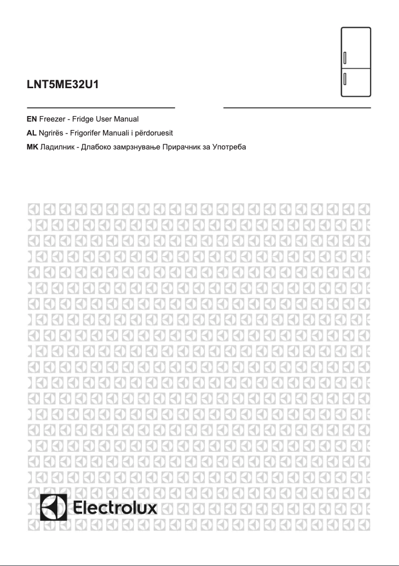 Page 1 de la notice Manuel utilisateur Electrolux LNT5ME32U1