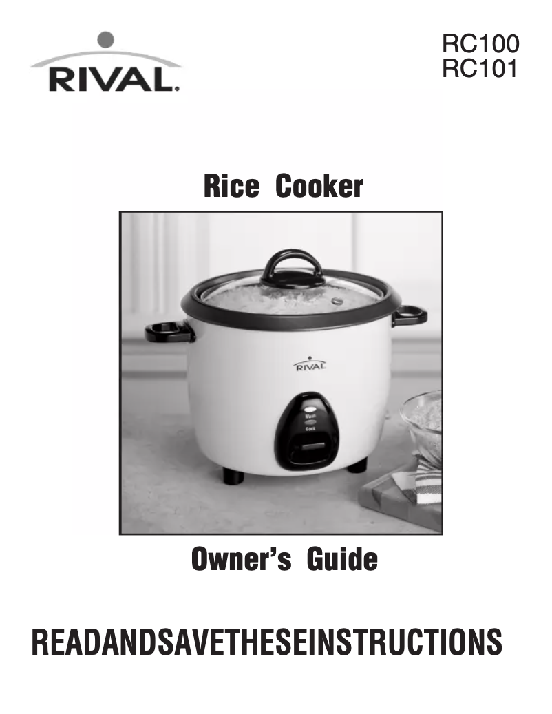 Page 1 de la notice Manuel utilisateur Rival RC100