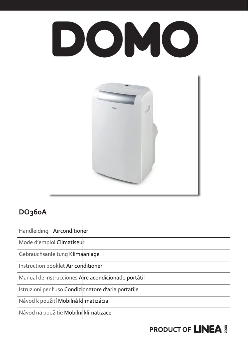 Image de la première page du manuel de l'appareil DO360A