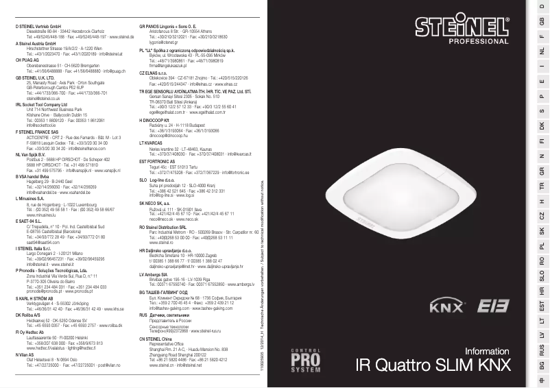 Image de la première page du manuel de l'appareil ST 008888