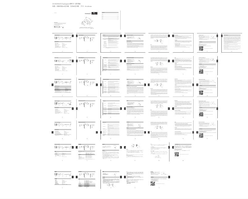 Page n°1 - Manuel utilisateur SoundPEATS TrueCapsule