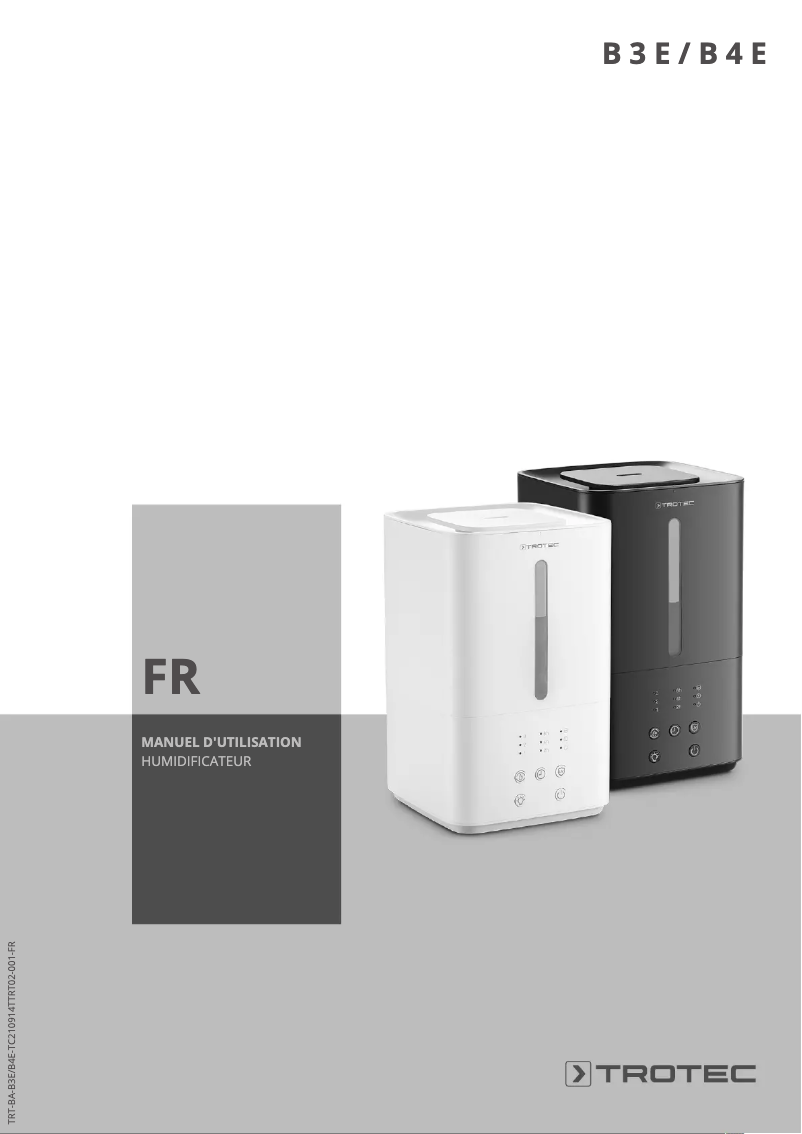 Image de la première page du manuel de l'appareil B 3 E