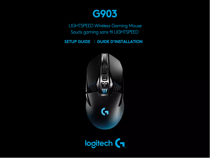 Page 1 de la notice Manuel utilisateur Logitech G903 Hero