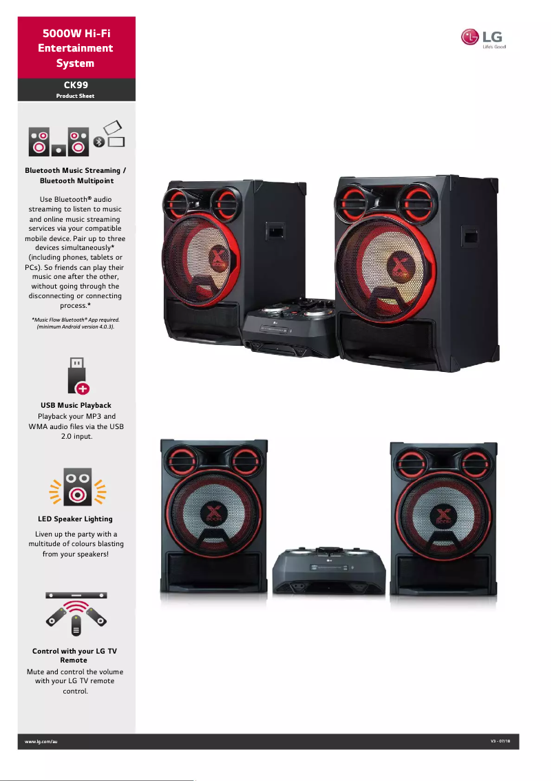 Imagen de la primera página del manual del dispositivo CK99