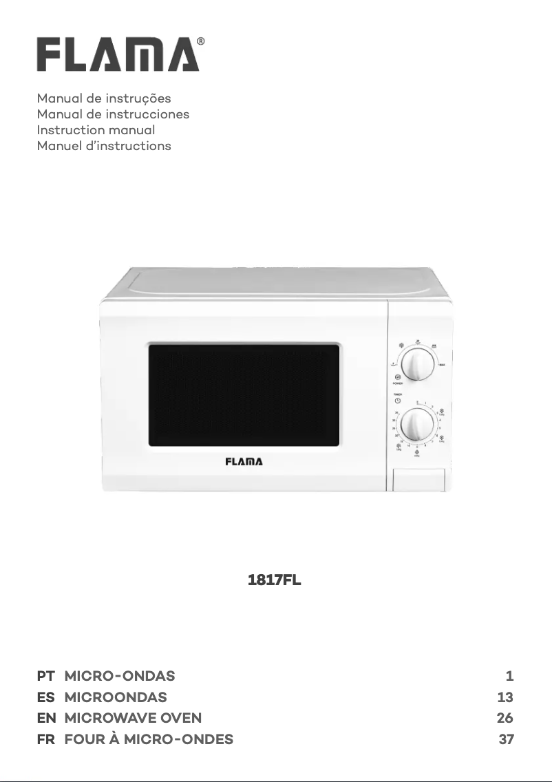 Página 1 del manual Manual de usuario Flama 1817FL