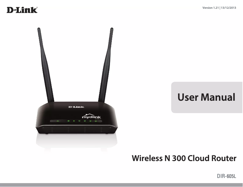 Page 1 de la notice Manuel utilisateur D-Link DIR-605L