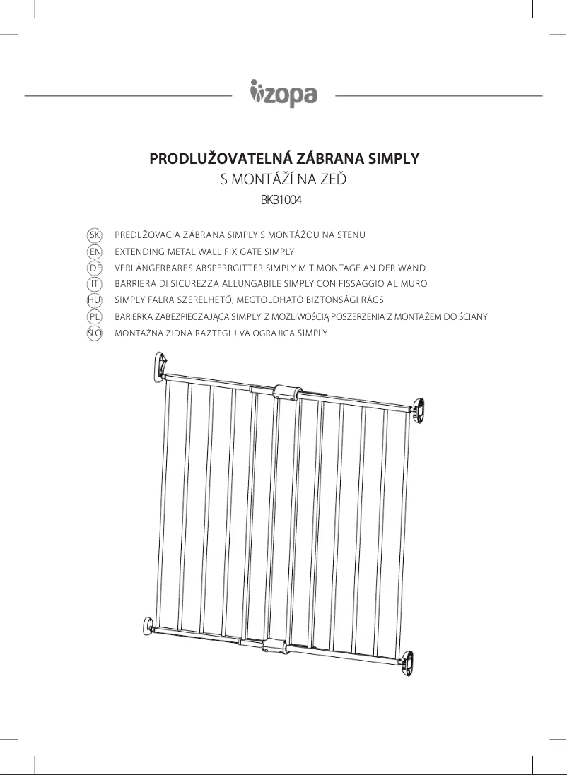 Imagen de la primera página del manual del dispositivo BKB1004