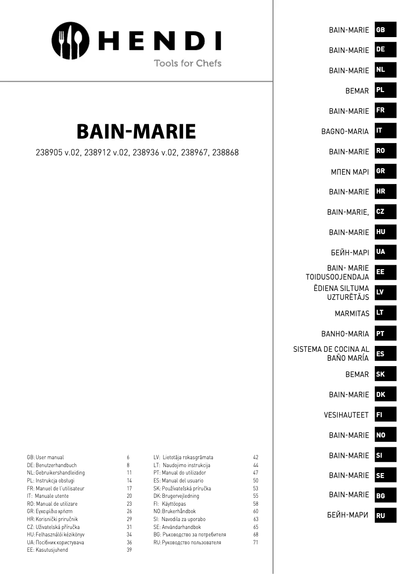 Image de la première page du manuel de l'appareil 238868