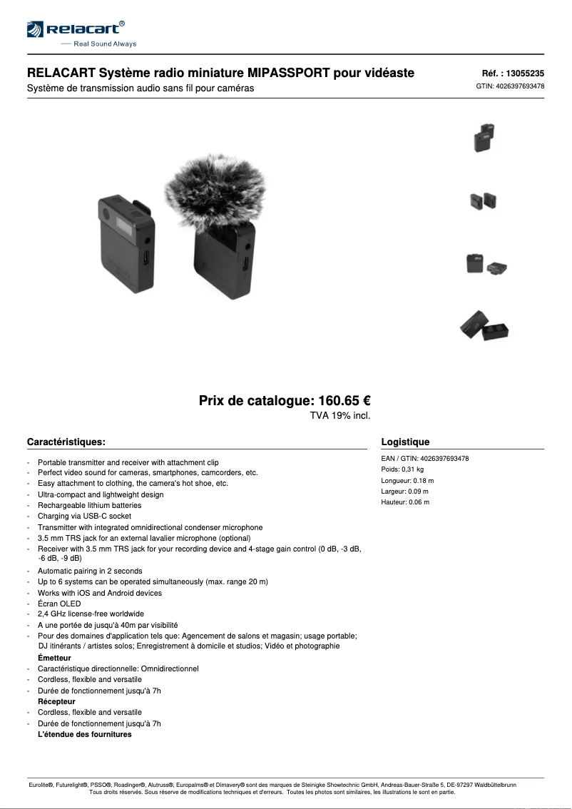 Image de la première page du manuel de l'appareil Mipassport