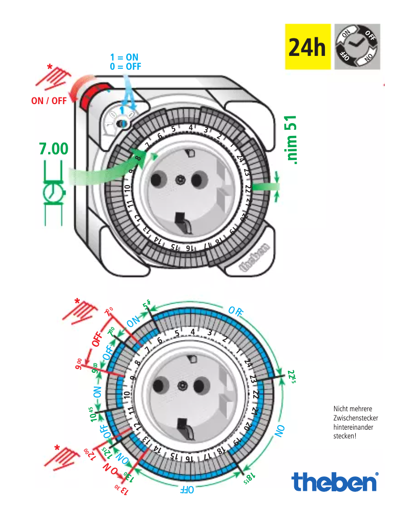 Image de la première page du manuel de l'appareil timer 26 IP 44