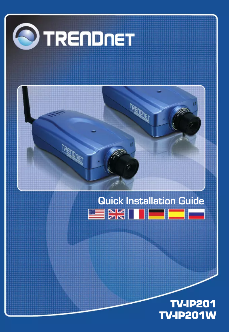 Image de la première page du manuel de l'appareil TV-IP201W