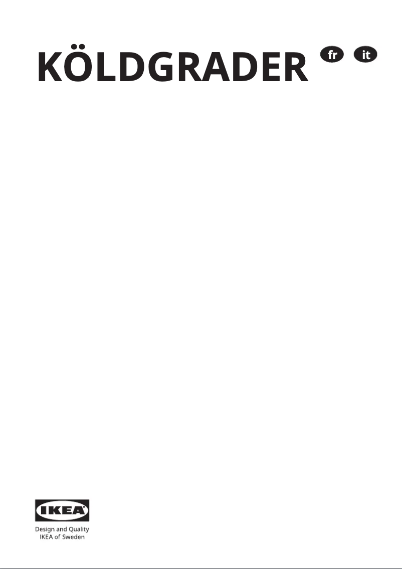 Image de la première page du manuel de l'appareil KÖLDGRADER 905.527.42