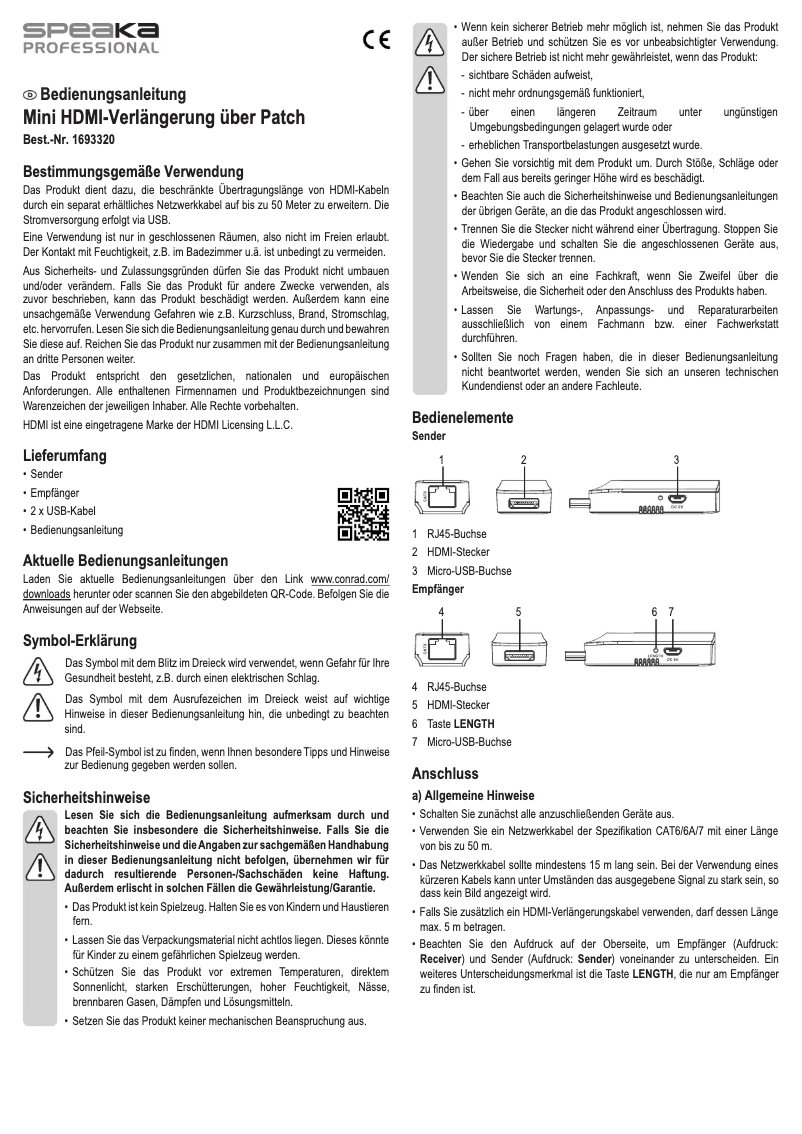 Page n°1 - Manuel utilisateur Speaka SP-6773280