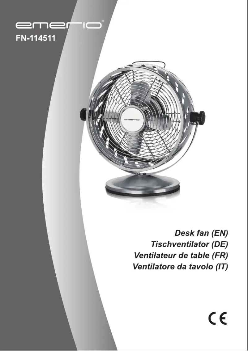 Página 1 del manual Manual de usuario Emerio FN-114511