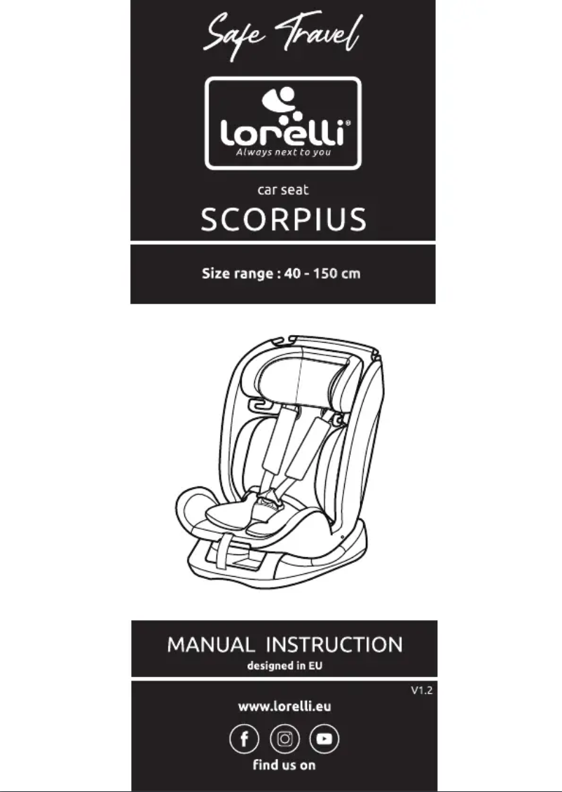Image de la première page du manuel de l'appareil Scorpius