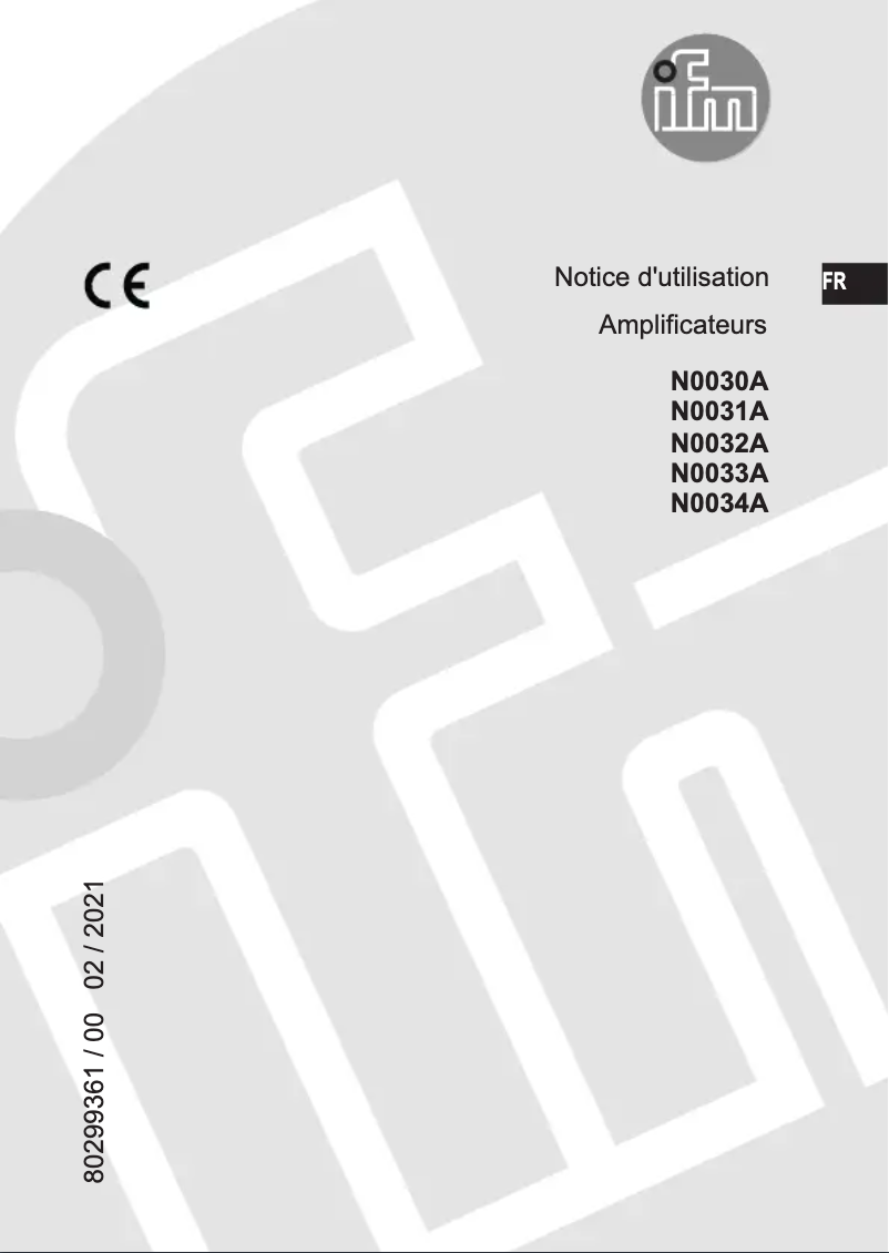 Image de la première page du manuel de l'appareil N0031A