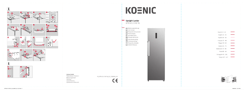 Page n°1 - Manuel utilisateur Koenic KFR 621 D NF IN