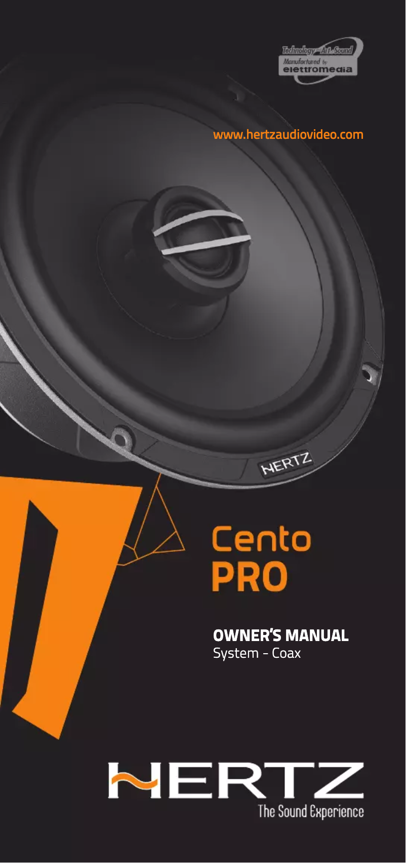 Page 1 de la notice Manuel utilisateur Hertz Cento CPX 690 Pro