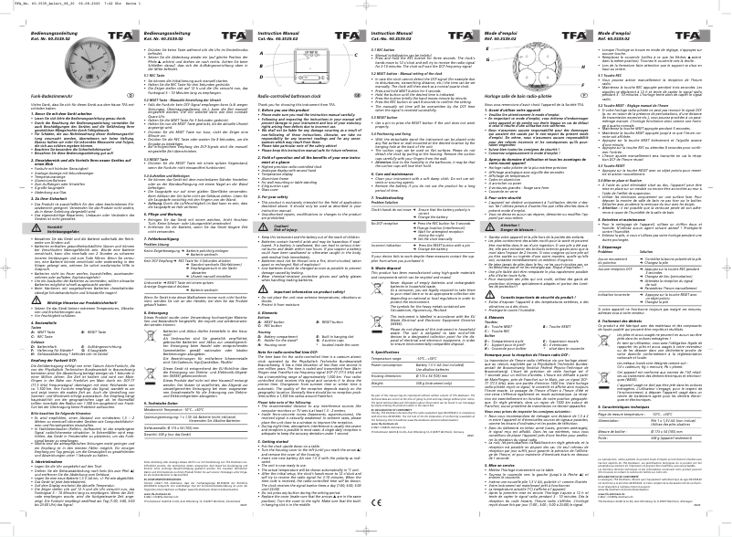 Imagen de la primera página del manual del dispositivo 60.3539.02
